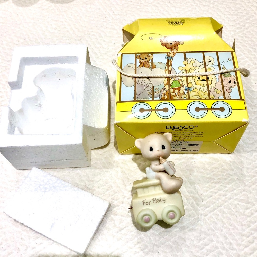 Precious moments figure“May your birthday be warm”